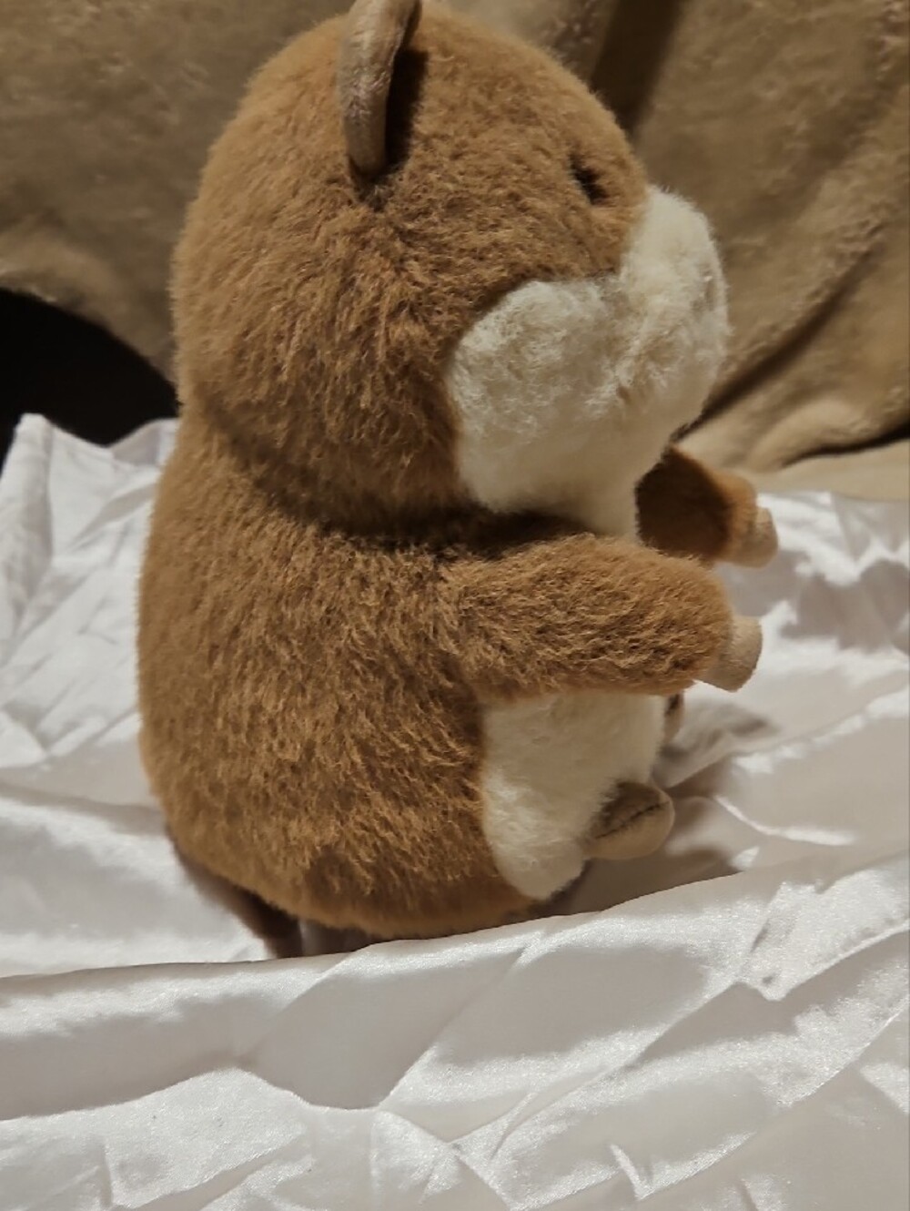 Jellycat Brown and Cream Hamster Plush - Picture 5 of 7